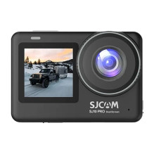 Veiksmo kamera - SJCAM SJ10 Pro dviejų ekranų 4K 60 FPS 12 MP 6 ašių stabilizavimas "Wi‑Fi" USB-C 30 m