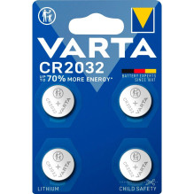 Varta 06032 101 404 - Vienreizlietojamā baterija - CR2032 - Litija - 3 V - 4 gab. - 230 mAh