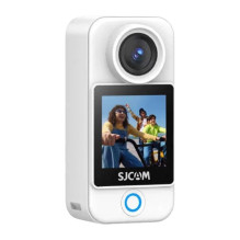 Veiksmo kamera - SJCAM C400 Pocket 54 g 1,3 colio 4K 30 kadr. / s šešių ašių giroskopas Wi‑Fi balta