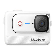 Veiksmo kamera - SJCAM S10 64 GB 4K 150° SteadyMotion 2.0 5 GHz Wi‑Fi balta