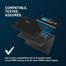 RAM modulis - Crucial CT32G56C46S5 32 GB DDR5 5 600 MHz juodas