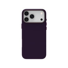 Telefono dėklas - Just Must iPhone 18 Pro Max odinis dėklas su "MagSafe", violetinis
