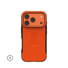 Telefono dėklas - UAG Civilian MagSafe iPhone 17 Pro oranžinis Telefono dėklas - UAG Civilian MagSafe iPhone 17 Pro oranžinis