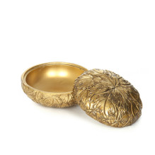 Papuošalų dėžutė - Imagee Antique 13×13×8, auksinė Papuošalų dėžutė - Imagee Antique 13×13×8, auksinė