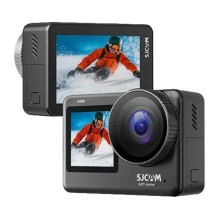 Veiksmo kamera - SJCAM SJ11 Active 4K Wi‑Fi 20 MP 6 ašių giroskopas, 154° dvigubas ekranas, USB-C, 128 GB, atspari vande