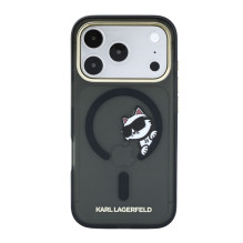 Karl Lagerfeld Apple iPhone 18 Pro HC MagSafe IML Peekaboo Print & Metal Frame Black Karl Lagerfeld Apple iPhone 18 Pro HC MagSafe IML Peekaboo Print & Metal Frame Black