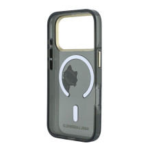 Karl Lagerfeld Apple iPhone 18 Pro HC MagSafe IML Peekaboo Print & Metal Frame Black Karl Lagerfeld Apple iPhone 18 Pro HC MagSafe IML Peekaboo Print & Metal Frame Black
