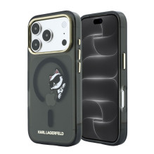 Karl Lagerfeld Apple iPhone 18 Pro Max HC MagSafe IML Peekaboo Print & Metal Frame Black Karl Lagerfeld Apple iPhone 18 Pro Max HC MagSafe IML Peekaboo Print & Metal Frame Black