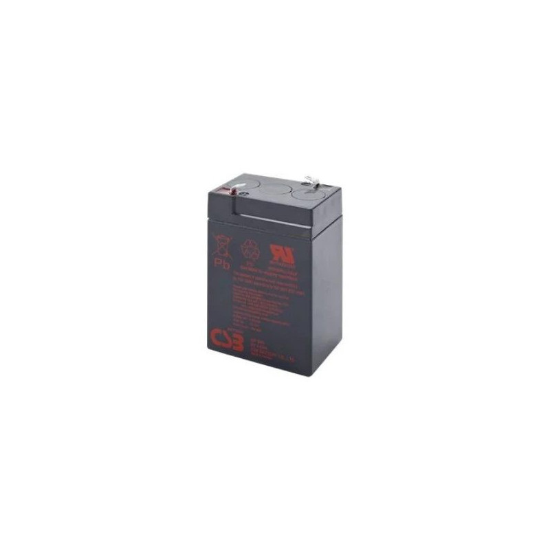 CSB Battery GP645 6V 4.5Ah F1 svina-skābes akumulators