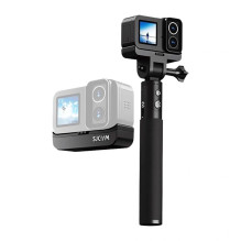 Veiksmo Kamera - SJCAM SJ20 su Automatinio Įkrovimo Laikikliu Juoda