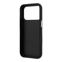 Guess Apple iPhone 18 Pro SW Grained PU & Big Resin Logo Black Guess Apple iPhone 18 Pro SW Grained PU & Big Resin Logo Black