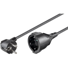 Microconnect PE140300 strāvas kabelis, melns, 3 m
