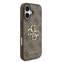 Case Guess PU 4G Metal Logo Apple iPhone 17 brown