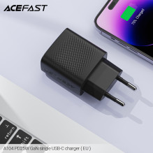 Charger Acefast A104 25W GaN USB-C black Charger Acefast A104 25W GaN USB-C black