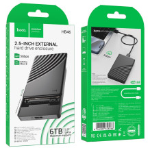 Hard drive enclosure Hoco HB46 USB3.0 2.5'' SATA Hard Drive Enclosure black