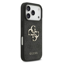 Dėklas Guess PU 4G Metal Logo Strap Apple iPhone 17 Pro juodas Dėklas Guess PU 4G Metal Logo Strap Apple iPhone 17 Pro juodas