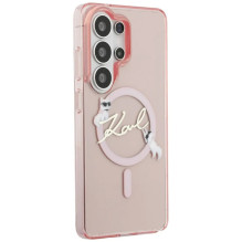 Case Karl Lagerfeld IML Choupette Karl Script Logo Magnetic Samsung S948 S26 Ultra pink Case Karl Lagerfeld IML Choupette Karl Script Logo Magnetic Samsung S948 S26 Ultra pink