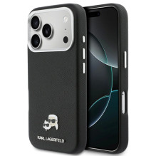 Case Karl Lagerfeld PU Karl and Choupette Heads Pins MagSafe Apple iPhone 17 Pro black Case Karl Lagerfeld PU Karl and Choupette Heads Pins MagSafe Apple iPhone 17 Pro black