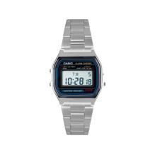 Skaitmeninis laikrodis - Casio A158WA-1DF nerūdijantysis plienas Skaitmeninis laikrodis - Casio A158WA-1DF nerūdijantysis plienas