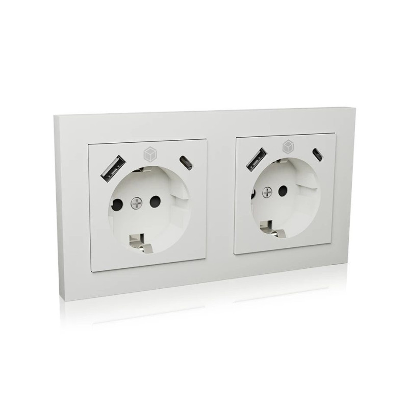 ICY BOX IB-MPS4200W-PD contactless F tips + USB A + USB C port