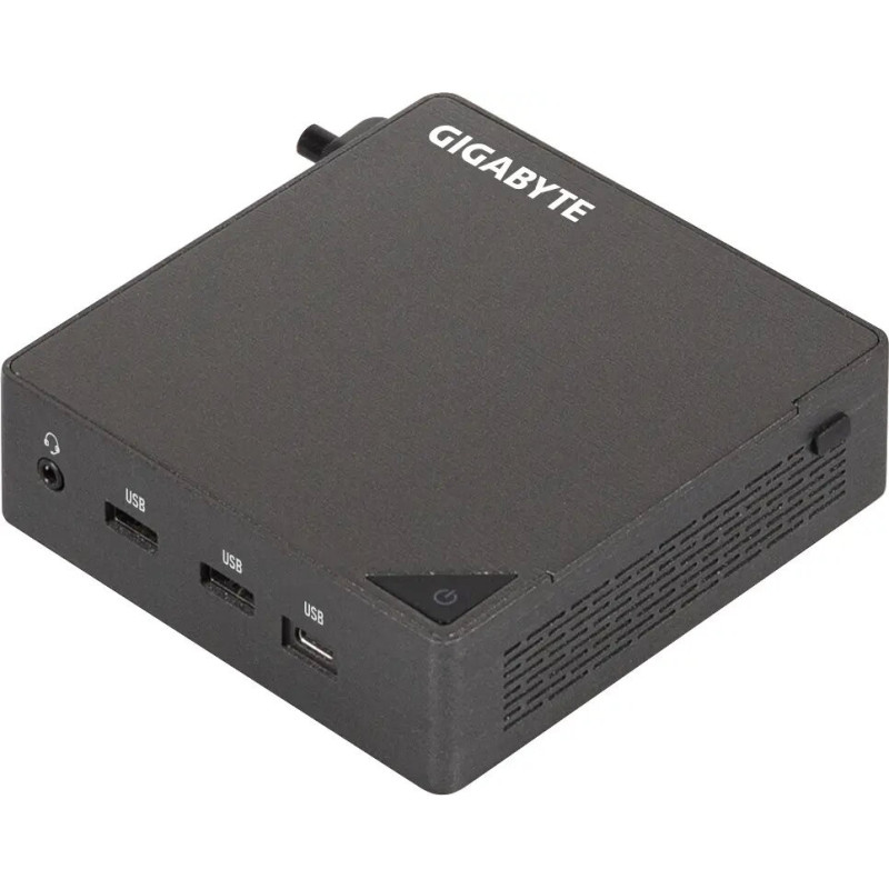 Mini PC barebone GIGABYTE BRIX Core Ultra 5 225H, 0.46L dėklas, DDR5 SO-DIMM, 2 atminties lizdai, iki 966 GB, _ WiFi_ / 