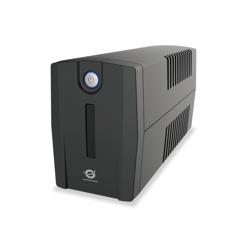 Conceptronic ZEUS 650VA 360W UPS, schuko socket, Line-Interactive, 0.65 kVA, 360 W, 220 V, 240 V, 220 V