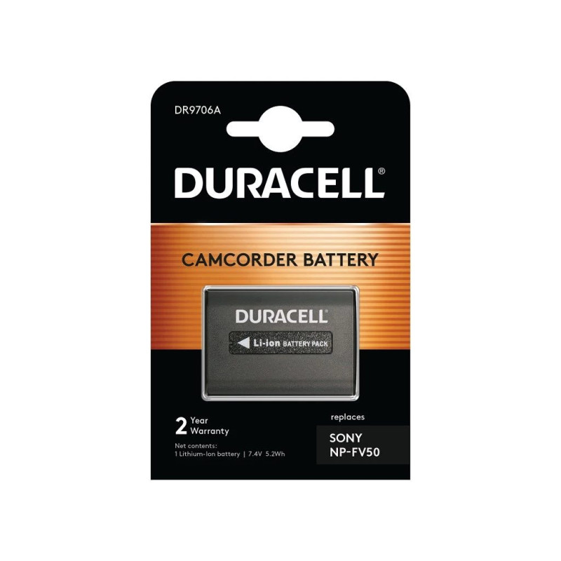 Duracell vaizdo kameros baterija – „Sony NP-FV50“ pakeitimas