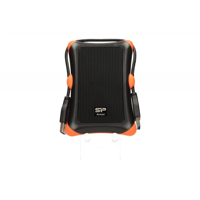 SILICON POWER Armor A30 - Hard drive - 2TB - external (portable) - 2.5" (6.4 cm) - USB3.0 - Black (SP020TBPHDA30S3K