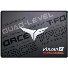 Teamgroup VULCAN Z QLC 2 TB, SSD melns / pelēks, SATA 6 Gb / s, 2,5 inch