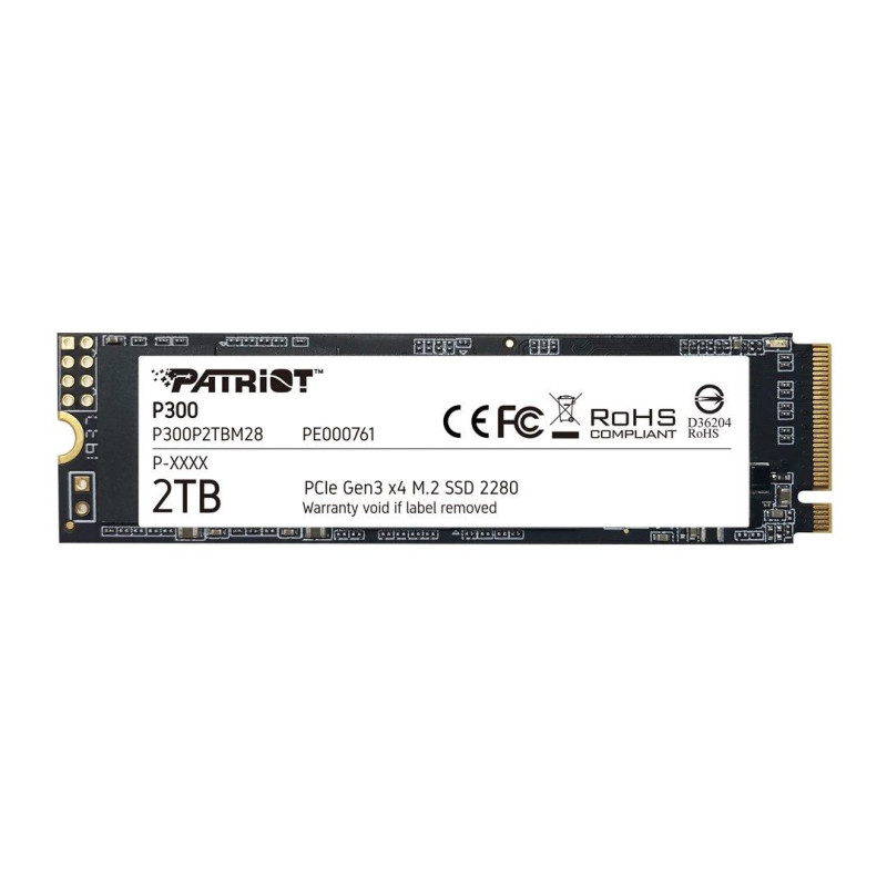 SSD disks Patriot Memory P300 2 TB M.2 PCI Express 3.0 NVMe