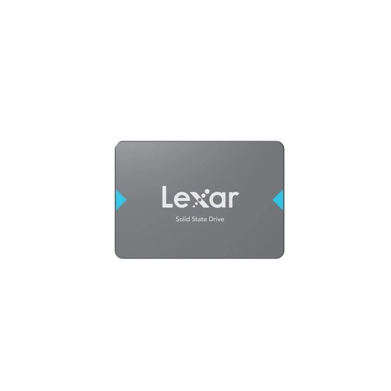 2,5 colio SATA III SSD Lexar NQ100 1 TB — 550 MB/s skaitymas, 6 Gbit/s perdavimas