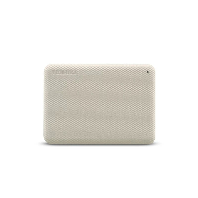 Toshiba Canvio Advance 2TB USB 3.2 Gen 1 external hard drive 2.5 inch light beige