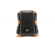 Silicon Power Armor A30 External HDD Drive (1TB 2.5" USB 3.2 5400RPM Orange-Black SP010TBPHDA30S3K)