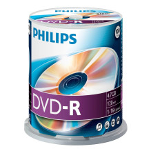 Philips DVD-R DM4S6B00F / 00 4.7GB 100 gab. spolē