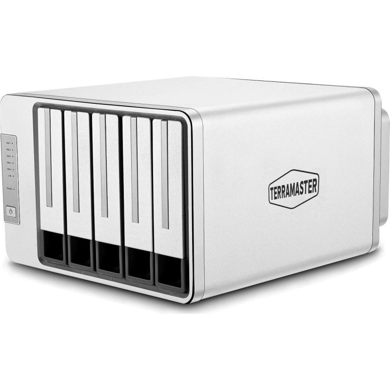 5 nodalījumu bezdisku ārējais RAID korpuss TERRAMASTER D5-310 USB 3.1
