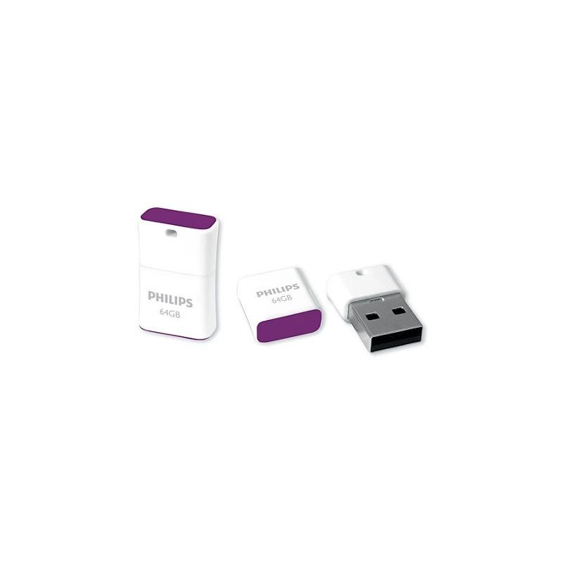 Philips FM64FD85B / 00 USB Flash Drive 64 GB USB Type-A 2.0 Purple, White