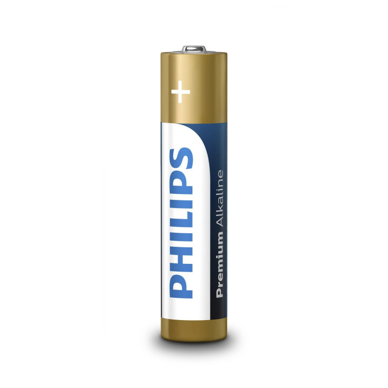 Philips Premium Alkaline LR03M4B / 10 vienreizējās lietošanas baterija AAA