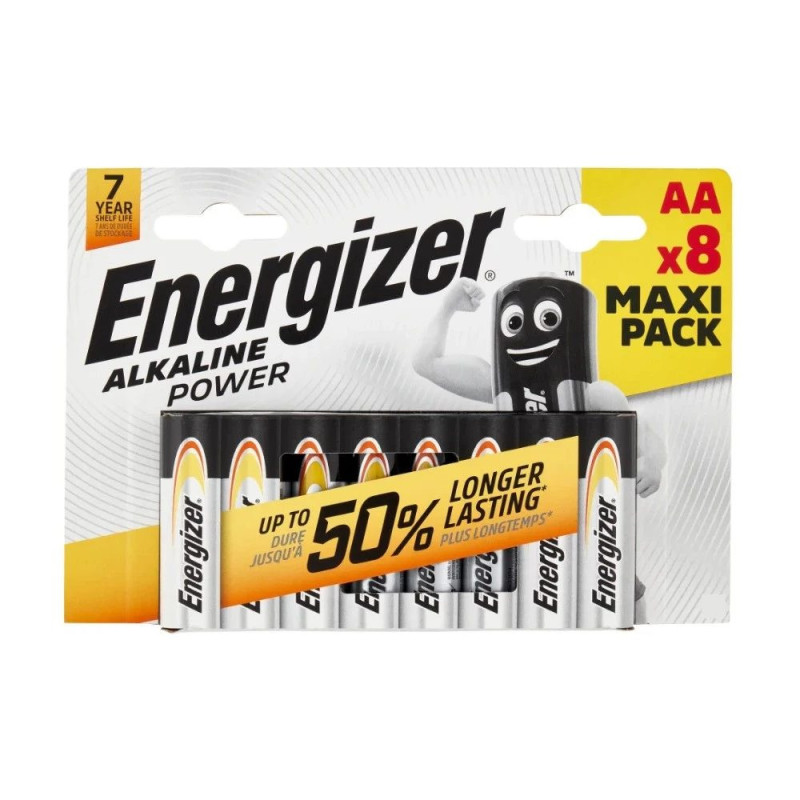 Energizer E300132600 - Sārma baterijas - AAA - Melna - Sudraba - Blistera iepakojums (8 gab.)