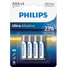Vienreizējās lietošanas baterija Philips LR03E4B / 10 AAA