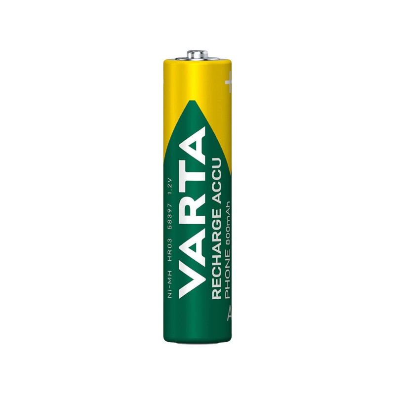 Varta AAA 800mAh NiMH 2-BL DECT akumulators