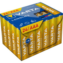 Ilgaamžės baterijos LR03 dėžutė, AAA (Micro) (24 vnt.)