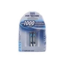 Ansmann AAA HR03 baterijos 2 vnt. 1000mAh lizdinėje pakuotėje