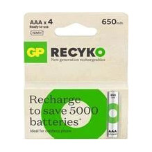 Baterija GP ReCyko Micro AAA 650 mAh 1,2 V