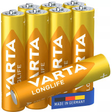 Viena reizes baterija Varta...