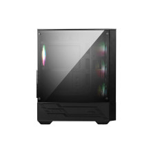 Computer Case - MSI Mag Forge 112R Midi Tower Black, Transparent Computer Case - MSI Mag Forge 112R Midi Tower Black, Transparent