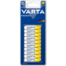 Viena reizes baterija Varta...
