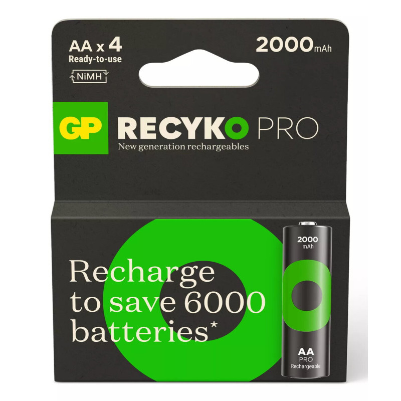 GP ReCyko Pro GPRCP200AA167C4 AA NiMH įkraunama baterija 30g