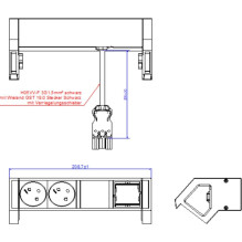 Bachmann DESK2 2xCEE7 / 3...