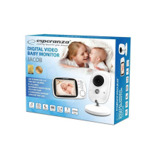 Esperanza "Esperanza EHM002 LCD Baby Monitor 3.2"" White"