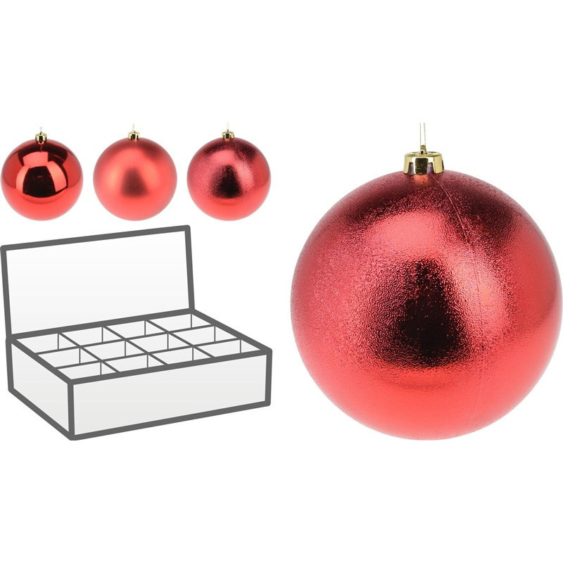 Christmas Tree toy XXL, red, 18 cm